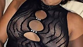 Hot orgy with husband's well-endowed friend sharing wife.