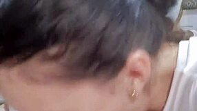 Latina bodybuilder gives tremendous blowjob and loves your cock