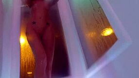 Is hot kendra cole showering sexily?