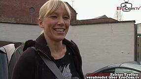 did you see german street casting with blonde slut masturbating