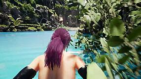 Petite Girl Faces Giant Cock Destroying Her Pussy And Ass In Hentai Game 3D