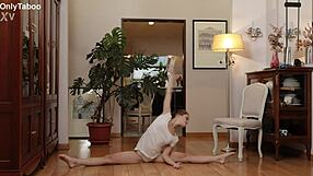 Cute Nicole Murkovski Loves Naked Stretching