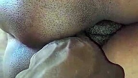 teasing the landlady's plump wet pussy with fingers, so irresistibly sweet