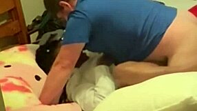 Homemade amateur ebony coworker after work