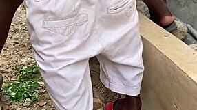 He Gave Me A Hot Short Fuck Outdoors!