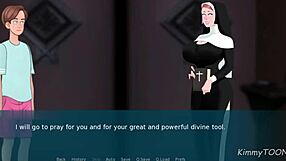 Nun Fucked in Confession Booth by Huge White Cock at Church