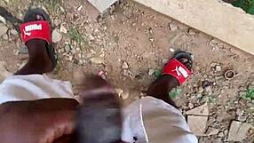 He Gave Me A Hot Short Fuck Outdoors!