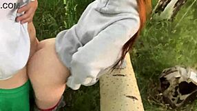 Fucking Hard My Best Friends Hot Girlfriend In Forest While He Setting Up A Tent And Building A Bonfire