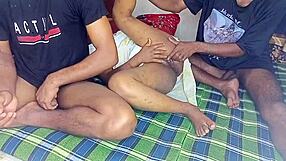 Hey, newest married Bangladeshi step brother and step sister get wild. Homemade taboo party heats up.