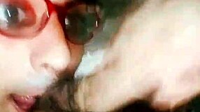 My girlfriend takes me to the patio for deep throat oral.