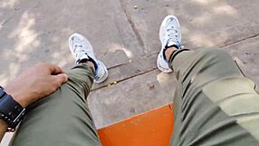 Horny Woman Offers Park Massages To Stranger