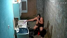 watch her masturbate in the backyard? hidden camera catches the neighbor spying