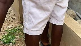 He Gave Me A Hot Short Fuck Outdoors!