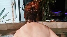 Wife Comforting Husband's Friend With Subtle Touches And Whispers