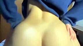 Best reverse cowgirl experience with big ass homemade couple