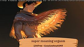 Super intense moaning during orgasm experience.