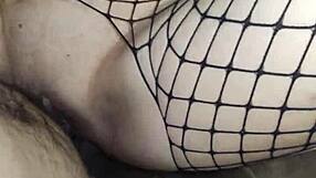 anal with wife in fishnet stockings