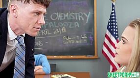 Wow, Innocent Teen 18+ Chloe Rose Got Chemistry With Monster Cock!