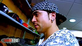 Sharon Lee, amazing Asian pornstar, gets hard fucked in a shop