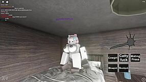 Two whores on roblox engage in intense fucking sessions, exploring taboo desires in virtual worlds.