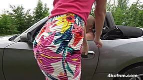 Skinny Hitchhiker Gives Head For A Ride?