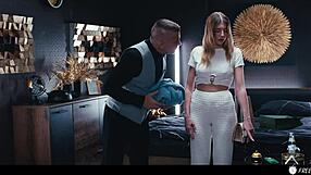 Oh wow, time stop freeuse roleplay where hotel staff freeze fucks the blonde guest and sucks her tits! 😍