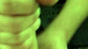 1st time prostate play while girlfriend rubs my big hard cock