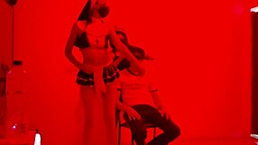 Want to see a sexy dance in erotic lingerie? scruffy man invites us to exclusive catwalk