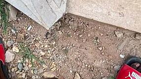 He Gave Me A Hot Short Fuck Outdoors!