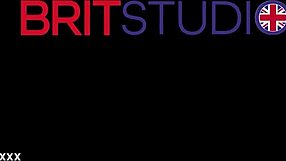 Two British nurses suck a huge cock in interracial group play.