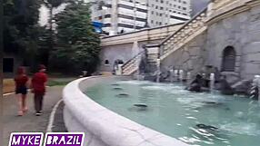 Encontro na praca no centro de sao paulo com a nicole romanoff, convidei ela para ir na minha casa ela aceitou e rolou um clima de sexo gostoso com sexo anal completo no sheer