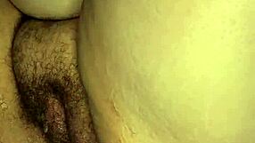 Watch this fat hairy pussy get fist fucked up close, squirting everywhere!