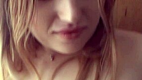 katrina is in her kitchen, she begins to finger her pussy, getting it wet and ready