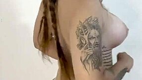 She loves flashing her tits to followers! So hot!