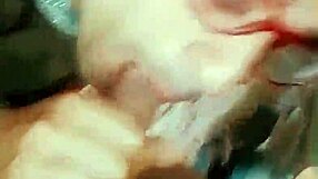 My girlfriend takes me to the patio for deep throat oral.