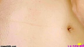 lovely blonde beauty reveals her stunning figure