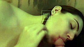 Big-assed blonde stepsister relaxes in the hotel room