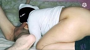 Arab couple's intense pussy ride leads to orgasm and cum inside