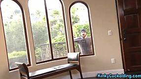 Babes threeway cuckolds, who gets humiliated first in this interracial mmf?