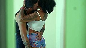 caught my neighbor spying and made him fuck me rough till he cums inside