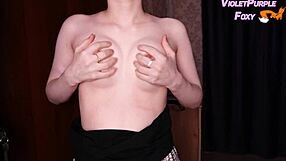 hey, check out this amateur home girl's nipple shaking orgasm