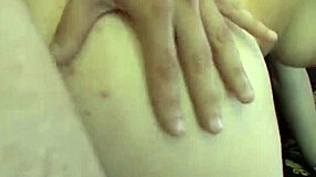 Blonde step ing bareback