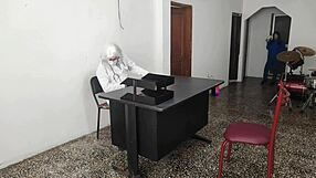 Doctor Fucks Secretary on Desk at Work