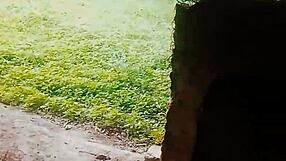 My girlfriend takes me to the patio for deep throat oral.