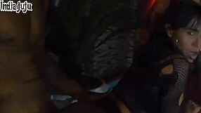 India Juju, queen of anal sex, performs live in swing club