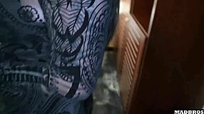 Good French Girl And Gothic Neighbor Fuck Roughly For Hours!