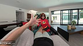 Vr Conk Redhead Elastigirl Fucks Anally In Ripped Costume In The Incredibles Cosplay Parody