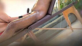 Happy ending massage caught on hidden cam with cock reveal