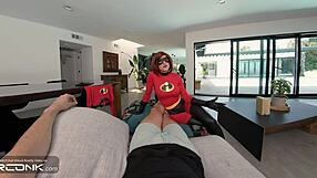 Vr Conk Redhead Elastigirl Fucks Anally In Ripped Costume In The Incredibles Cosplay Parody