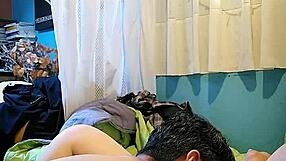 The teacher arrived with his erect dick and opened her legs to insert it.